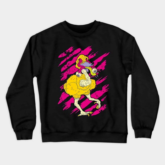 Ostrich Crewneck Sweatshirt by Johanrahadi